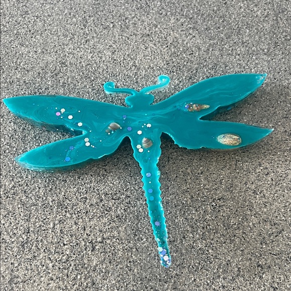 Blue Dragonfly Resin Decor - Picture 2 of 2